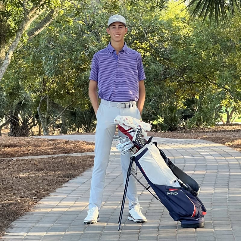 Golf scholorship recipient