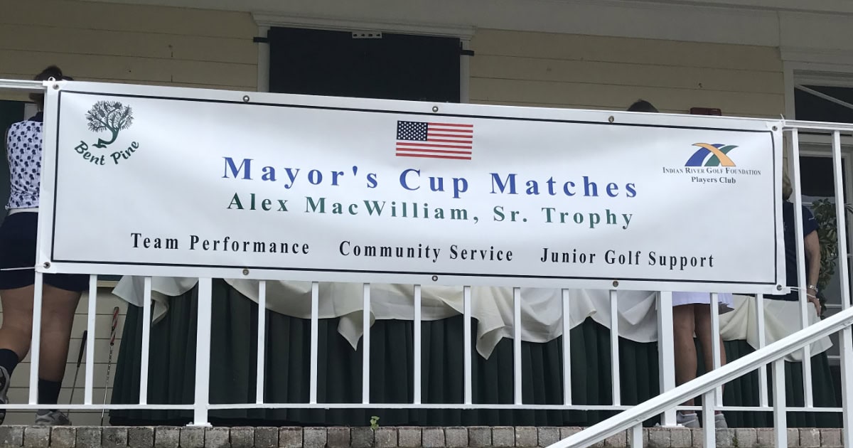 Mayors cup sign