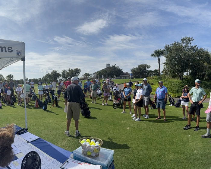 Golf spectators